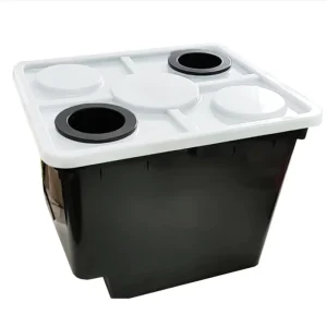 Hydroponic Dutch Bucket Indoor Plant Growing System Bato Bucket With 0/1/2/4 Holes Cover for Tomato and Herbs