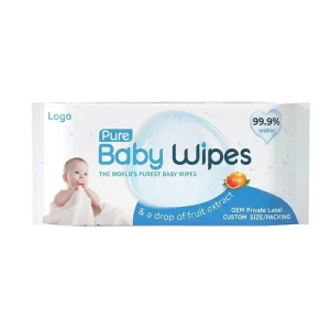Hypoallergenic Baby Wet Wipes Unscented Gentle Disposable Wipes for Sensitive Skin Hand Mouth Cleaning OEM Custom