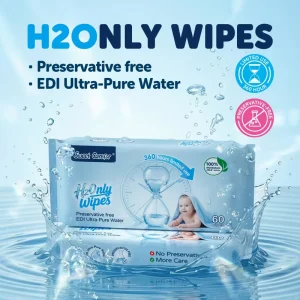 Hypoallergenic Extra Soft Wet Wipes for Baby Skin Care Purified Water Biodegradable and Eco Friendly Cleansing Wipes