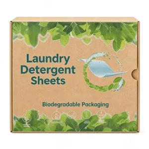 Hypoallergenic Laundry Detergent Sheet for Sensitive Skin Fast Dissolving Low Foam Easy Rinse Laundry Sheets