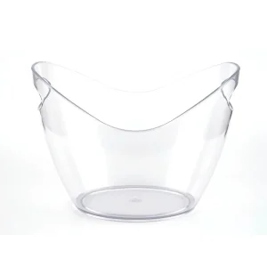 Ice Buckets Beer Wine Cooler Clear Acrylic Drink Cooler Plastic Beverage Tub Champagne Chiller for Party Home Bar