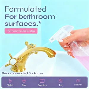 Ifed Eco Friendly Solid Detergent for Bathroom & Glass Mirror Cleaning Stain Removal & Deodorizing Lavender Fragrance Options