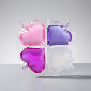 In Bulk Eco Friendly Laundry Pods 4 in 1 Love Shape 11g Washing Pods Capsule Deep Clean Factory Direct Supply China OEM ODM