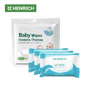 In Stock Custom Non-woven Fabric Disposable Wet Baby Care Wipes 10pcs Eco Wipes Pouch for Baby Organic Biodegradable Wet Wipes