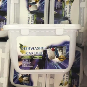 In Stock Powder Shaped Dishwashing Blocks Specific for Dishwashers Kitchen Detergent Bead Capsules