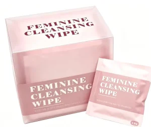 Individually Wrapped Alcohol Free 100% Biodegradable PH Balanced Feminine Intimate Cleaning Wipes for Daily Using