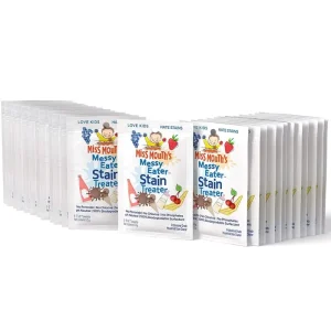 Individually Wrapped Concentrated Baby Stain Remover Wipes for Clothes