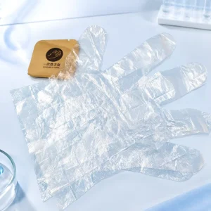Individually Wrapped PE Food Grade Disposable Long Hand Gloves 2 Pieces