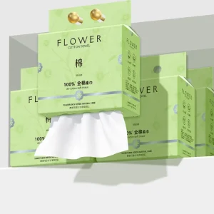 Indoor Daily Disposable Face Tissue Thickened 1ply Fine Soft Texture Skin Friendly Family Household Tissue