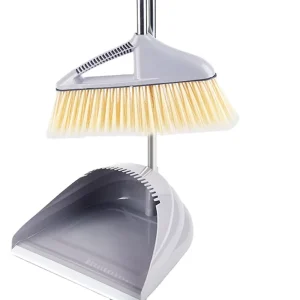 Indoor Outdoor Power Broom Set with PET PP Material Dustpan for Sweeping Household Tasks