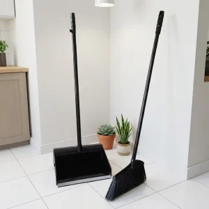 Indoor&Outdoor Upright Heavy Duty Commercial Lobby Dustpan with Broom Set