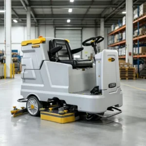 Industrial Automatic Ride-On Floor Scrubber for Large-Area Cleaning