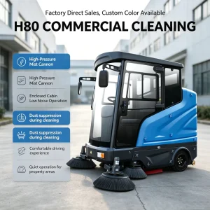 Industrial Battery-Operated Road Sweeper and Floor Washer for Factory and Plant Use OEM ODM Factory Direct Supply