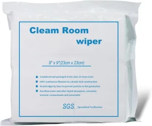 Industrial Cleanroom Oil-Absorbent Wipers Anti-Grease Reusable Microfiber Cleaning Cloths for Workshop Equipment Decontamination