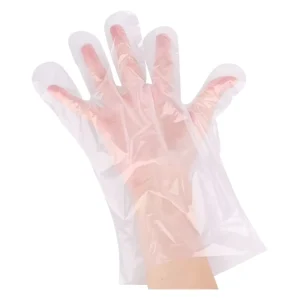 Industrial Disposable Clear PE Gloves for General Use Kitchen Household Cleaning