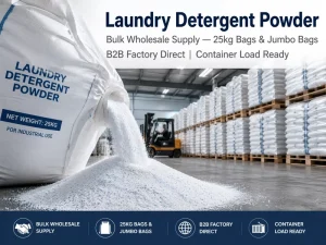 Industrial Eco-Friendly Floral Jasmine Lavender Lemon Scent Laundry Detergent Powder OEM 25KG
