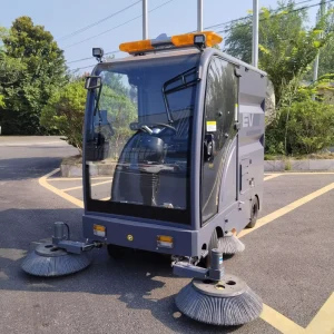 Industrial Electric Ride-On Floor Sweeper