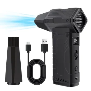 Industrial Fan 130W Cordless Brushless Motor Electric Air Duster Screen Cleaner Dust Blower for Computer Keyboard