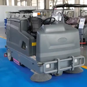 Industrial Floor Sweeper Scrubber for Removing Wood Chips and Factory Dust