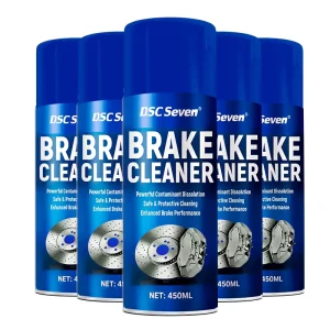 Industrial Grade Brake Cleaner Spray 500ml High Power Aerosol Brake Parts Degreaser for Heavy Equipment Fleet Maintenance