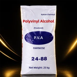 Industrial Grade Polymer 99% High Cost Performance Polyvinyl Alcohol Fabric PVA for White Glue Thickener