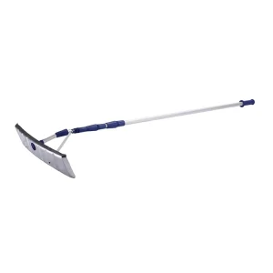 Industrial Grade Roof Snow Rake 193 640cm Telescopic Aluminum Pole Twist N Lock 63cm Snow Shovel Rake for Roof