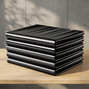 Industrial Heavy-Duty Black HDPE Gusseted Flat Trash Can Liners 92 x 100 cm for Construction Waste Factory Direct