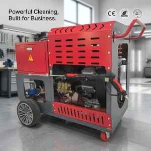 Industrial Heavy-Duty Drain Cleaning Machine Sewer Snake Cable Pipe Cleaner High-Pressure Water-Jet Commercial