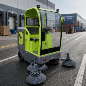 Industrial Heavy-Duty Floor Sweeper Machine Electric Ride-on Battery Cleaner for Warehouse Concrete
