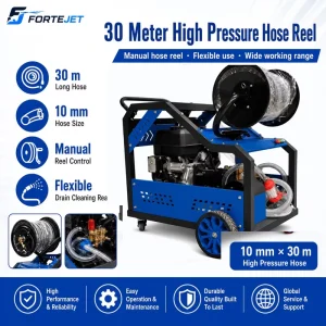 Industrial High Pressure Sewer Cleaning Tool Drain Cleaning Machine Sewer Jetter Pipe Cleaning Machine