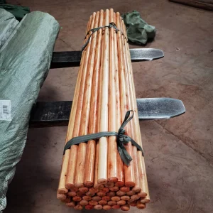 Industrial OEM Durable 150cm Portable Wooden Handles with Various Diameters for Rake and Shovel