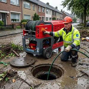 Industrial Pipe Dredging Machine Sewer Unclogging and Drain Cleaning Sewer Jetter