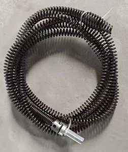 Industrial Plastic Spring Coil Kitchen Toilet Sewer Blockage Pipe Dredger Drain Cleaner with Electric Extension 10m Length
