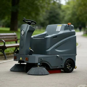 Industrial Ride-On Electric Vacuum Sweeper for Urban, Factory, Warehouse, and Street Cleaning