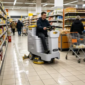 Industrial Ride-On Floor Scrubber Dryer Supplier
