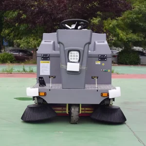 Industrial Ride-On Floor Sweeper 8500 m²/h CE Certified for Workshop and Parking Lot