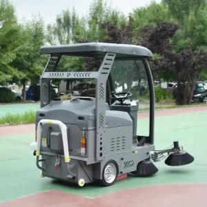 Industrial Ride-On Floor Sweeping Machine 1800mm Width 11000m2/H for Workshop Garage