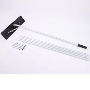 Industrial Roof Snow Rake With 6.3M Detachable Pole and Anti Slip Handle for Safe Clearing Snow From Roof and Car