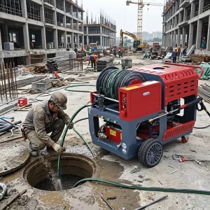 Industrial Sewer Drain Cleaning and Jetting Machine