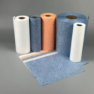 Industrial Square Wiping Cloth Super Absorbent PP+Wood Pulp Heavy Duty Biodegradable Anti-Grease