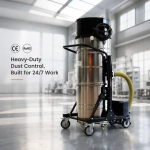 Industrial Vacuum Cleaner Self-Cleaning Filter 300mbar 100L 510m HEPA Heavy-Duty for Electronics