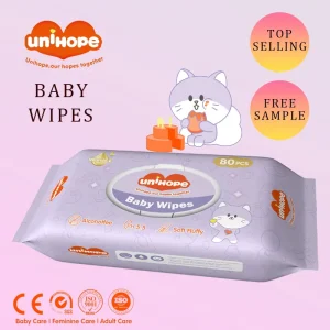 Infant Safe Baby Wipes Toddler Gentle Cleansing Towels Beneficial Wet Tissues for Sensitive Skin
