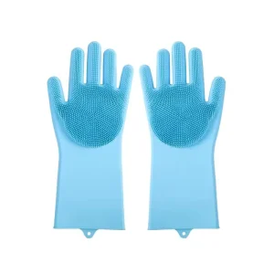 Insulated Non-Slip Silicone Dishwashing and Cleaning Gloves