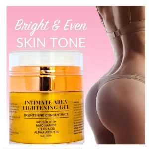 Intimate Skin Whitening Gel and Body Bleach Cream for Underarms and Bikini Area