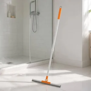 Iron Floor Water Wiper Squeegee with Extensible Handle Eco Friendly Toilet Cleaning Tool