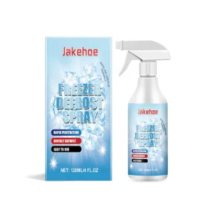 JAKEHOE Eco Friendly Lemon Scented Freezer Defrost Spray Multi Purpose Cleaning Solution 50% 80% Active Ingredients for