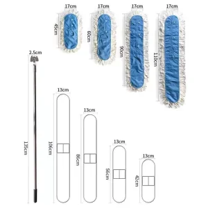 JUJIE Manufacturer EMM Biopharma DC EMS SEM Fab Antistatic ESD Cleaning Cleanroom Mop Mops