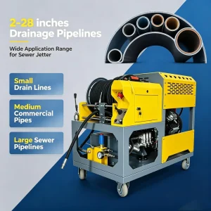JZC-2060 200bar Sewer Cleaner and Gutter Cleaner Sewer Spray 60L