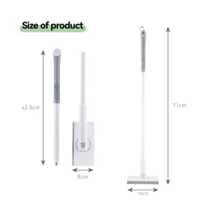 Japan Mini Disposable Steel Mop 360 Rotary Automatic Clip for Facial Cloth No Touch Towel Wipe Mop