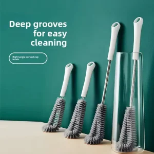 Japanese-Style Long Handle Cup Cleaning Brush B-5549 for High-Speed Blenders